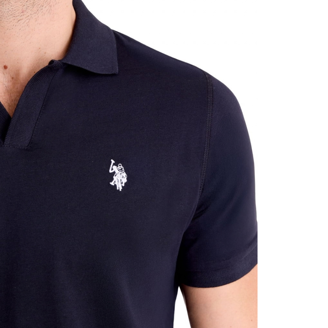 Chemise U.S. Polo Assn. Negra Para Hombre