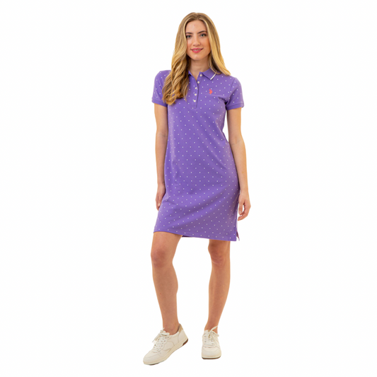 Vestido Polo De Puntos Para Mujer