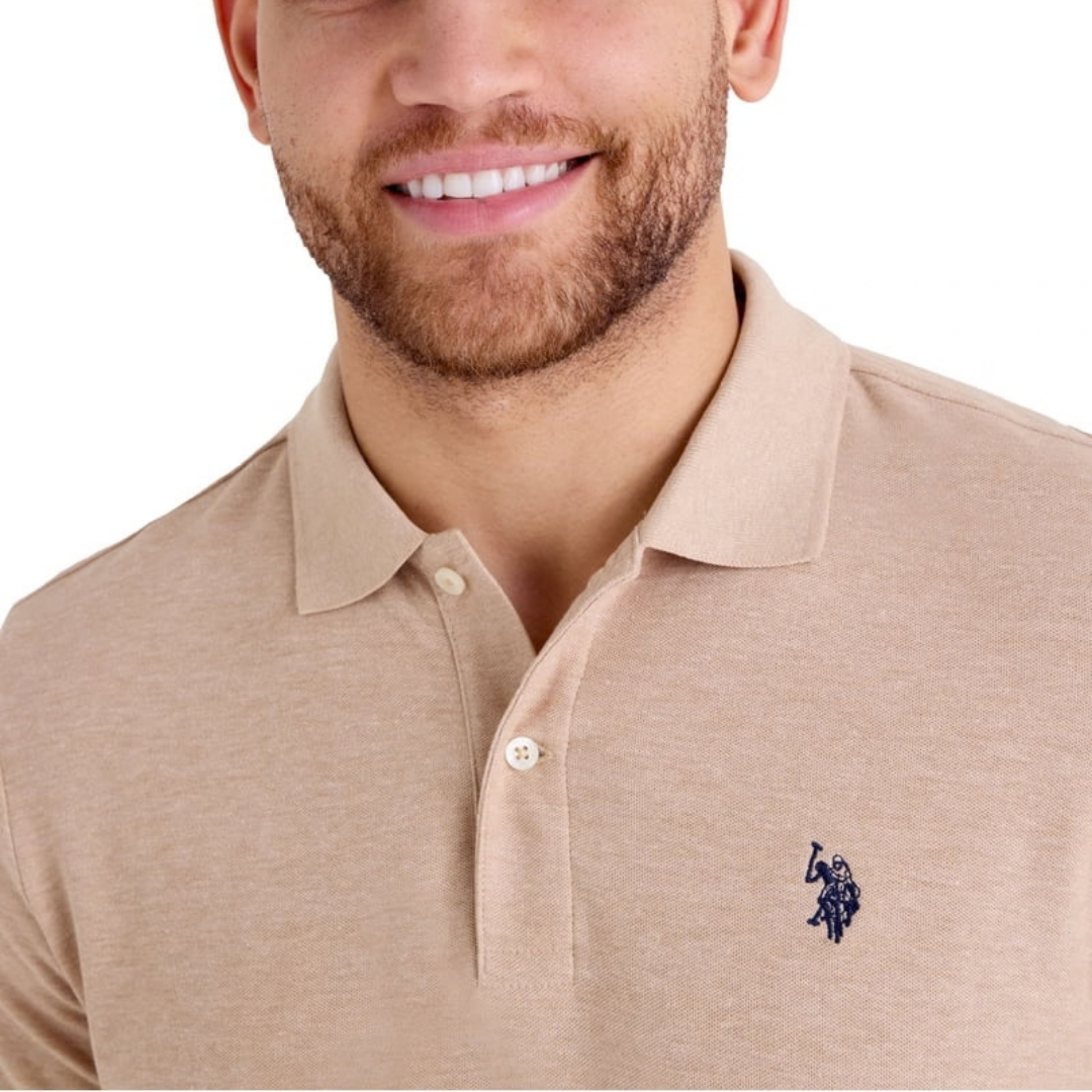 Chemise U.S. Polo Assn. Beige Arena Para Hombre