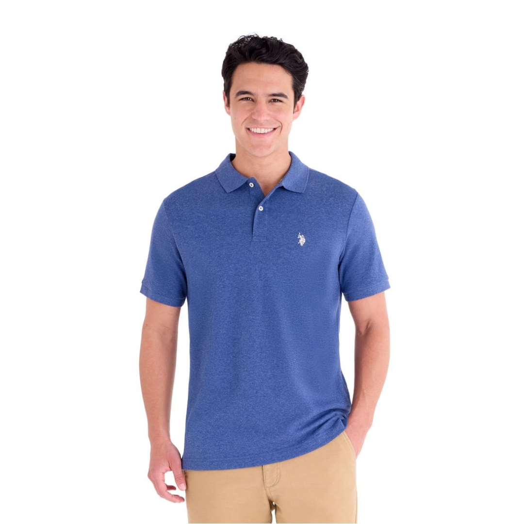 Chemise U.S. Polo Assn. Azul Jaspeado Para Hombre