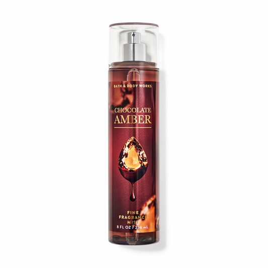 Mist Corporal Chocolate Amber Bath & Body Works
