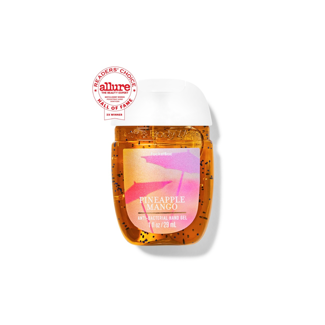 Set Holder + Gel Antibacterial Turquoise Waters + Gel Antibacterial Pineapple Mango de Bath & Body Works