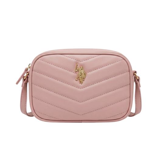 Crossbody Polo Color Rosa Acolchado En V