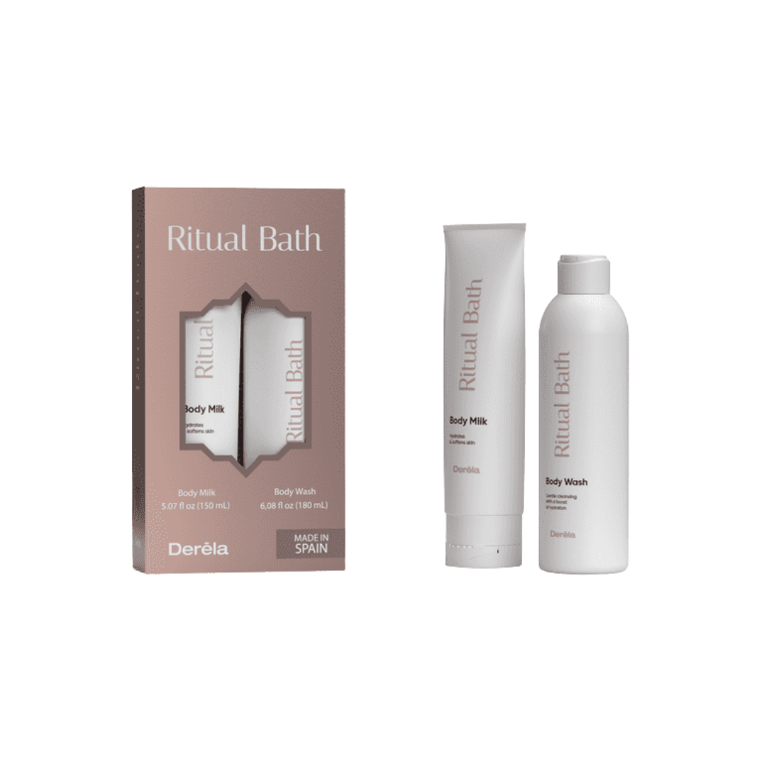Derela Ritual Bath & Body Set Dúo De Cuidado Corporal Gel De Ducha y Leche Corporal (Hecho en España)