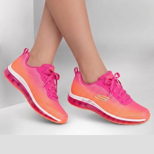 Zapatos Skechers Skech Air Element Elite Degradé Fucsia y Naranja